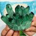 300-700g Natural Green Ghost Quartz Crystals raw Gemstone Specimen for Home&Office Decoration fengshui Gift (Size : 400-500g) HOMEZHOU (Size : 300-400g)