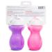 Munchkin Click Lock 9oz Sippy Cup 2 Pack - Bite Proof, Pink/Purple & White - Buy Online on GoSupps.com
