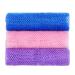 3 Pcs African Exfoliating Net Fengek 31.5 Inch African Long Body Net Sponges Skin Back Scrubber for Daily Shower Bathing Exfoliating (Multicolor A) 31.5 x 11.8 Inch Multicolor a