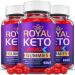 (3 Pack) Royal Keto Gummies Max Strength - Royal Keto ACV Gummies Vegan Formula with Apple Cider Vinegar Weight Shark Loss Tank Beet Root Juice Vitamin B12 Royal Keto Gummies Purple (180 Gummies)