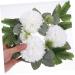 LIFKICH Wedding Candle Wreath Flower Ball Candle Holder Flowers Ring Silk Flower White Candle Rings Wreaths White 28.00X28.00X8.00CM - Buy Online on GoSupps.com