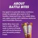 Battle Bites Dynabar Chocolate Fondant High Protein Bars 12x60g - Vegetarian Friendly, Low Sugar, Non-GMO - 18g Protein, 242 Calories - Made in UK - 12 Count Pack - Buy Online on GoSupps.com