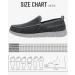 1TAZERO Men Slip On Loafer with Arch Support Insoles - Plantar Fasciitis Casual Shoes - 11 X-Wide, Black - Buy Online on GoSupps.com