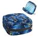 Women's bonds Storage pockets Stillpad Halter Dream catcher blue Portable period kit pocket feminine product bag for women girls color2