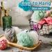 30-Piece Bath Sponge Shower Loofahs Bulk - Mesh Body Scrubber Sponge Balls for Men and Women - Stitching Color - Buy Online on GoSupps.com