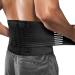 ACWOO Lower Back Support Brace - Adjustable Lumbar Brace for Pain Relief | 4 Support Stays | Double Pull Belt for Slipped Discs - Buy Online on GoSupps.com