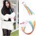 JUSTFOX 6 Colorful Synthetic Hairpin Extensions | Vibrant Hair Accessories for Instant Style | Worldwide Shipping - Buy Online on GoSupps.com