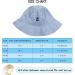 XIAOHAWANG Baby Boy Dinosaur Bucket Hat - Blue Bear Design | 1-2 Years | Summer Beach Cap for Infant Toddler Boys - Buy Online on GoSupps.com
