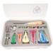 HONEYSEW Bias Tape Maker Tool Kit Set - 5 Sizes Fabric Sewing Tools for Quilt Binding - Buy Online on GoSupps.com