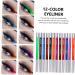 FRCOLOR 12 Pcs 1 Set Shadow Set Eyeshadow Colored Eyeliners Waterproof Eyeliners To Rotate Lasting 1 count (Pack of 1) Colorful - Buy Online on GoSupps.com