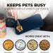 Pup Culture Dog Lick Mat & Feeding Pad with 4 Puzzle Inserts for Mental Stimulation - Navy - Buy Online on GoSupps.com