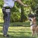 Tomtary Dog Treat Pouch Durable Black Large Dog Treat Bag with Adjustable Shoulder Strap Waist Belt and Clip Puppy Training Walking Bag with Poop Bag Multi Pocket Easily Carrying Food Toys - Buy Online on GoSupps.com