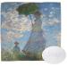 YouCustomizeIt Promenade Woman by Claude Monet Washcloth Square (12" x 12")
