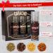 Caracho Chili M hlen Gourmet Set - 4 Mini Mills Gift Set with High-Quality Chili Flakes & Varied Sharpness - Perfect for Spice Lovers - Buy Online on GoSupps.com