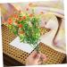 TOPBATHY 12 Pcs Simulation Camellia Eucalyptus Garland Vines Decor Office Decor Artificial Branches Faux Plants Indoor Artificial Flower Bouquet Vine Decor Artificial Leaf Household Plastic Orangex2pcs 13x13x30cmx2pcs - Buy Online on GoSupps.com