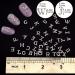 PAGOW Rhinestone Letters Nail Studs - 52Pcs Silver 3D Capital Alphabet Metal Art for DIY Manicure and Crafts - Buy Online on GoSupps.com