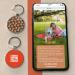 DISONTAG QR Code Dog ID Tag - Personalized Social Profile Free Online Pet Management Modifiable Privacy Controls Round A4 Size - Buy Online on GoSupps.com