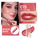Oulac Shiny Lip Gloss - 3D Liquid Lipstick with Rose Damascena Extract | Moisturizing Glitter Lip Care for Dry Lips - 4.5ml Viva La Vida (C15) - Buy Online on GoSupps.com