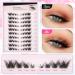 DIY Individual Lash Extension Kit - Fluffy Mink Fox Eye Lashes - Natural Look - 80pcs 10pairs - X-Cluster Lashes Kit 8-16MM - Buy Online on GoSupps.com