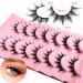 7 Pairs Manga False Eyelashes - Natural Look Anime & Cosplay Lashes 15mm Faux Mink Spiky Fake Lashes - International Shipping Available! - Buy Online on GoSupps.com