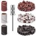 ENGERWALL Sanding Bands Nail Drill Bits 210 Pcs  Coarse Fine Grit Sand Set 80120180  with One 3/32 Mandrel Bit  for Nail Drill Bits for Acrylic Nails  Manicures  and Pedicures Tools