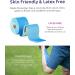Meglio Kinesiology Tape - Uncut 5 Metre Roll - Therapeutic and Hypoallergenic - For Muscle Support & Sports Injury Recovery - Breathable & Waterproof - Knee Ankle & Wrist - Long Lasting Adhesive Blue - Buy Online on GoSupps.com
