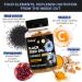 Black Seed Oil Gummies with Turmeric & Pomegranate | 200mg Antioxidant Supplement for Immune Support, Skin & Heart Health | Vitamin C Enriched for Hair & Nails | Natural Vegan Gummy - Buy Online on GoSupps.com