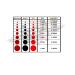 Bollywood Forehead Stickers Adhesive Body Jewelry - 9 Cards Multicolored Tattoo Velvet Bindi Round Dot (Maroon) - Buy Online on GoSupps.com