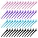 48 Pcs Duck Bill Clips  Bantoye 3.35 Inches Rustproof Metal Alligator Curl Clips with Holes for Hair Styling  Hair Coloring  4 Colors
