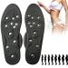 Magnetic insoles acupressure heel spur massage shoe inserts Hohe Arch Orthopedic Magnet therapy Inner sole therapy shoe insoles for men (size: s (EU: 35-40) color: 1 pair) S (EU: 35-40) 1 pair