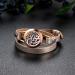 Flongo Aromatherapy Leather Bracelet for Women - Essential Oil Diffuser Bracelet with Colored Felt Pads - Rose Gold Aroma Blocket - Buy Online on GoSupps.com
