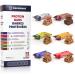 PURI SUDDHA Protein Bars Variety Pack (Pack of 12) High Protein Snacks No Added Sugar Assorted Energy Bars in Family Package 600 g