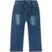 SEAUR Baby Boys Blue Ripped Jeans | Elastic Waistband | Stretch Denim Pants 4-5 Years - Buy Online on GoSupps.com