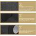 ERINGOGO Bandes de Cou Jetables Noires 100 Pi ces Papier de Protection pour Col de Coupe de Cheveux Extensible et Absorbant Accessoires Professionnels pour Salon de Coiffure et Soins - Buy Online on GoSupps.com