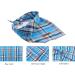 Unique Style Paws Washable Dog Neck Triangle - Cotton for Small Medium Large Dogs & Cats - Bluegrid | 1 Pack - Buy Online on GoSupps.com