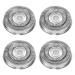 4-Pack Electric Razor Replacement Blades | Universal Shaver Replacement Heads for All Shavers - Buy Online on GoSupps.com