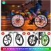 Tandarui LED Bicycle Wheel Lights - Waterproof Bike Spoke Reflector | Black 32 LED - Bicycle Accessories - Buy Online on GoSupps.com