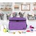 Luxja Sewing Accessories Organizer with 2 Detachable Clear Pockets - Purple Sewing Supplies Organizer (Patent Design) - Buy Online on GoSupps.com