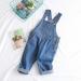 KIDSCOOL SPACE Toddler Ripped Denim Overalls, Blue-2110 | 3-4 Years, Cute Workwear for Baby Boys and Girls - Buy Online on GoSupps.com