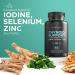 Livingood Daily Natural Thyroid Support - Thyroid Supplement with Ashwagandha, Iodine, Selenium & More - 60 Capsules - Buy Online on GoSupps.com