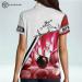 LASFOUR Custom Pink 3D Heartbeat Bowling Shirts for Women - Buy Online on GoSupps.com