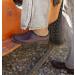 Sloggers Men's Waterproof Garden Shoe | Brown Leather Slip-On Clogs, Size 12 - Buy Online on GoSupps.com