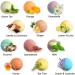 Luxury Bath Bombs Gift Set - 24 Organic Essential Oil Bathbombs for Women - Vegan Soap with Moisturizing Fizzy Bubbles - 2.3 Ounce, Pack of 24 - Buy Online on GoSupps.com