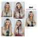 Testar Gray Wigs for Black Women - Long Ombre Brown Gray Curls with Bangs | Heat-Resistant Synthetic Wigs for Daily Wear - Buy Online on GoSupps.com