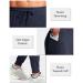 G Gradual Men's Joggers Pants | Navy Stretch Athletic Sweatpants with Zipper Pockets | Medium - Buy Online on GoSupps.com