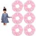 Yuese 6 Pieces Sparkly Sequins Hair Scrunchies Elastics Hair Bands Ponytail Holders Hair Wrist Ties Ropes Scrunchies for Show Gym Dance Party Club Girls Women Hair Accessories (Pink) - Buy Online on GoSupps.com