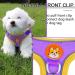 Rennaio No Pull Dog Harness & Leash Set - Adjustable Puppy Harness with 2 Linen Clips for Small & Medium Dogs - Ultra Comfortable - Purple XL - Buy Online on GoSupps.com