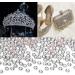FEIlei Flatback Glass Nails Rhinestones Nail Art Decoration Gems Manicure Accessories - Buy Online on GoSupps.com