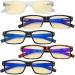 Eyekepper 5-Pack Classic Spring Hinge Reading Glasses - Blue Light Blocking Sun Readers 0.0 Diopters International Shipping Available - Buy Online on GoSupps.com