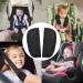 2 Pack Belt Pads for Baby Car Seats & Strollers | Universal Safety Belt Covers - Cushions for Newborns - Black - Buy Online on GoSupps.com
